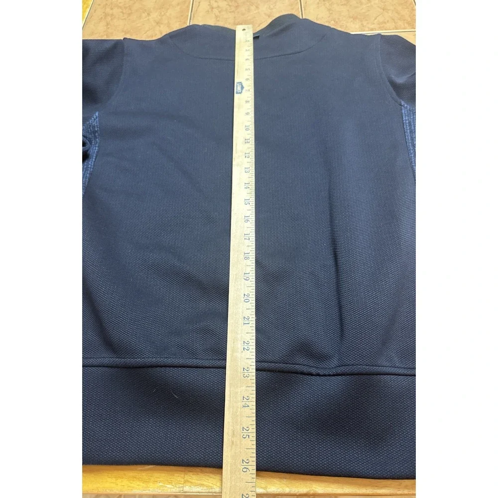 Craft Atlantic‎ Men's Sweater Sz Medium Blue Wool Blend Italy Made Pockets